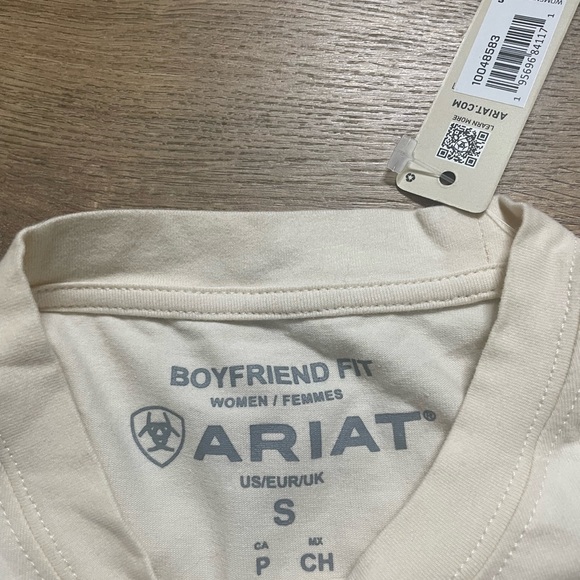 Ariat Beige Graphic Short Sleeve Tee - Picture 4 of 8